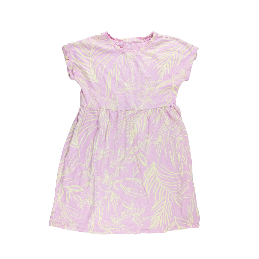 Gap dress 12-13 (pink/yellow floral)