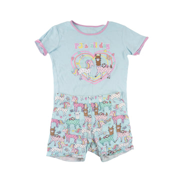 Children's Place shorty pjs 14 (llama)