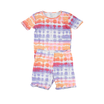 Children's Place shorty pjs 12 (tie dye)