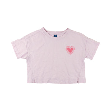 Old Navy t-shirt 10-12 (pink heart)
