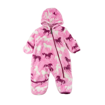 Hatley bunting suit 6-12m (pink)