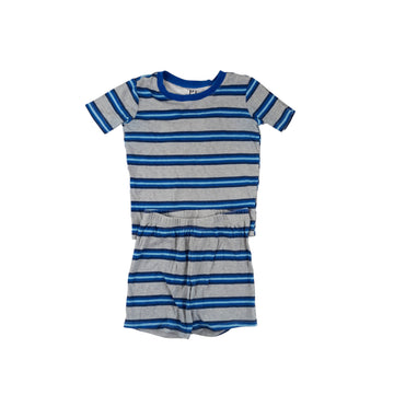 Children's Place shorty pjs 7 (blue stripe)