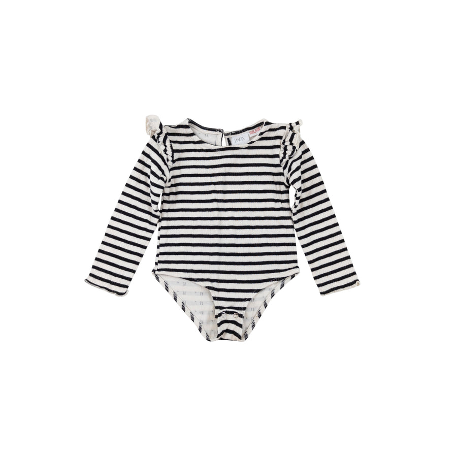 Zara long sleeve 2-3 (black/white stripe)