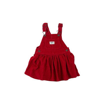 Oshkosh overall dress 2 (red)