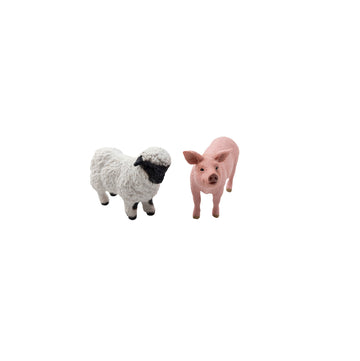 Schleich pig + sheep
