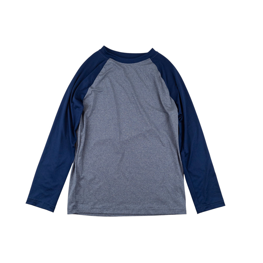 Joe Fresh long sleeve 10-12 (gray/navy)