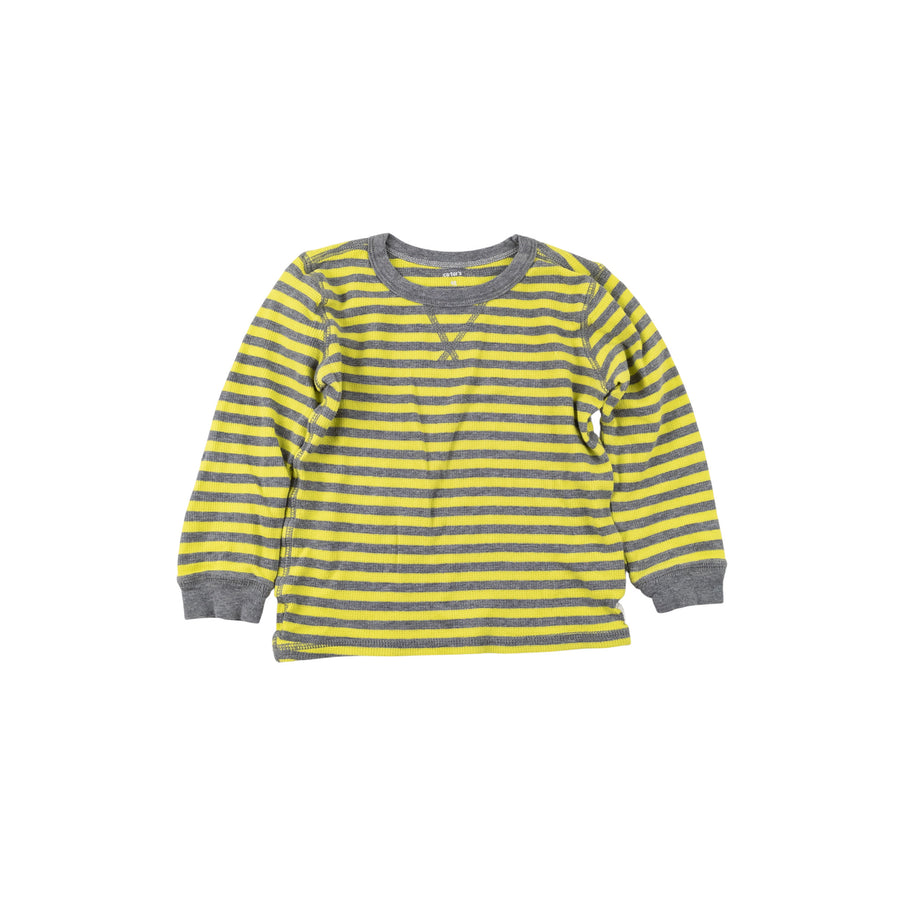 Carter's long sleeve 4 (lime/grey)