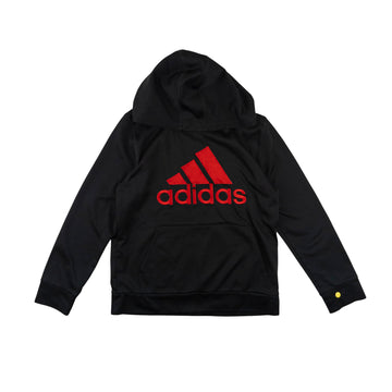 Adidas hoodie 8-10 (red/black)