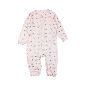 Unknown brand bamboo romper 18-24m (strawberry)