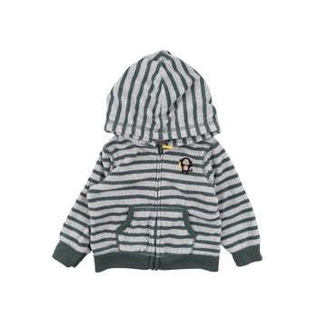 Carter's hoodie 12m (green/grey)