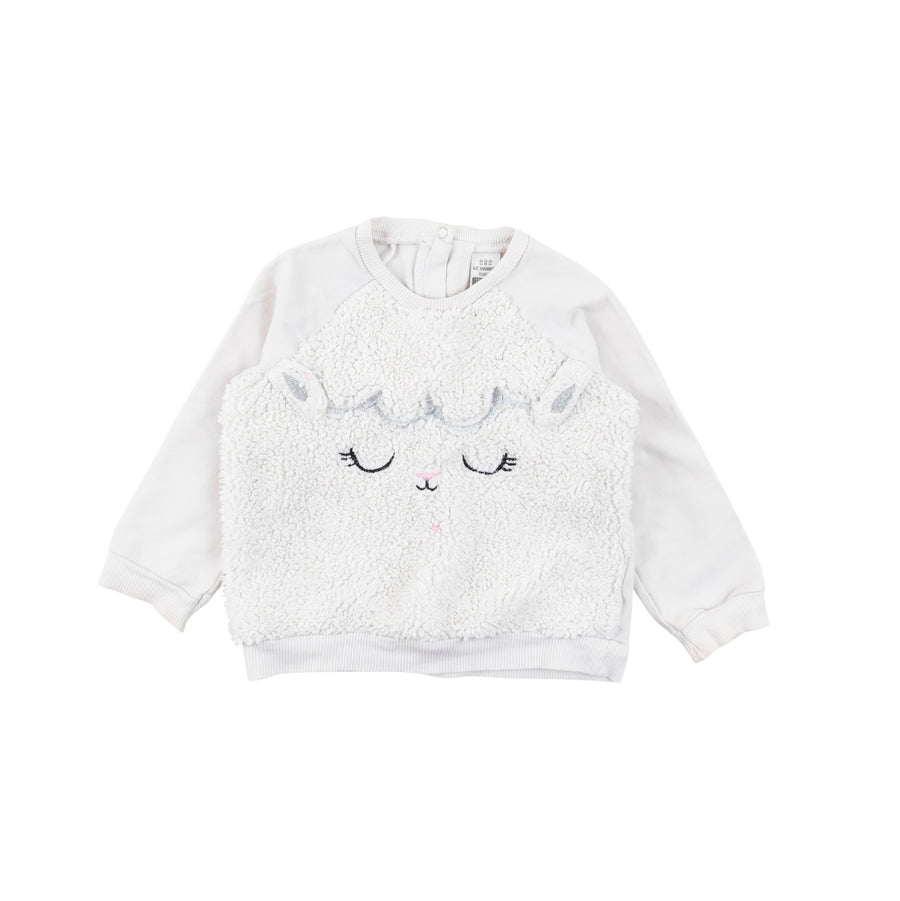 LC Waikiki sweatshirt 12-18m (lamb)