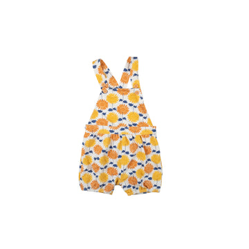 Pekkle shortalls 18m (sunflowers)