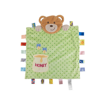 Taggies Bear and Honey security blanket