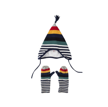 Hanna Andersson hat + mitts 2-3