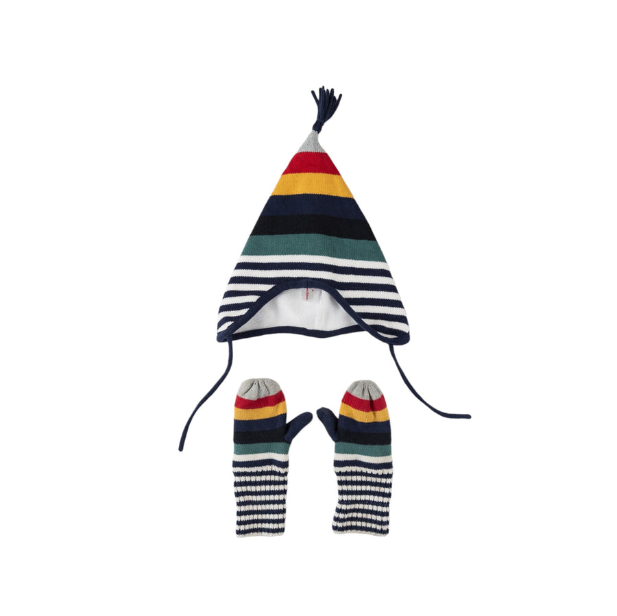 Hanna Andersson hat + mitts 2-3