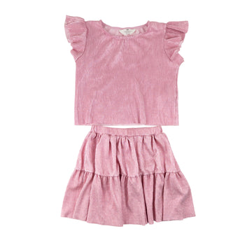 H&M skirt + top 4-6