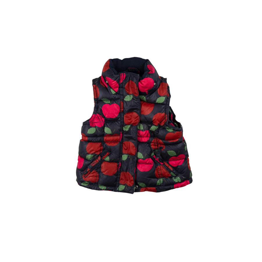 Gap puffer vest 18-24m (apples)