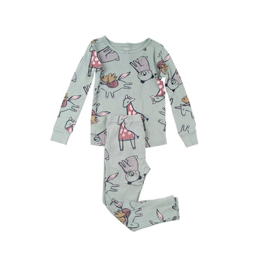 Carter's pjs 4 (giraffe, unicorn)