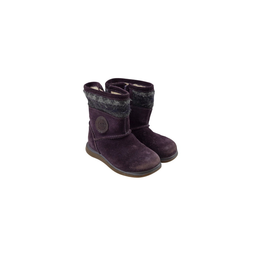 Clarks boots 6 (purple suede)