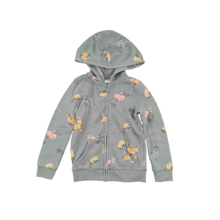 Oshkosh hoodie 4 (green floral)