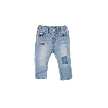 Zara jeans 6-9m (distressed)