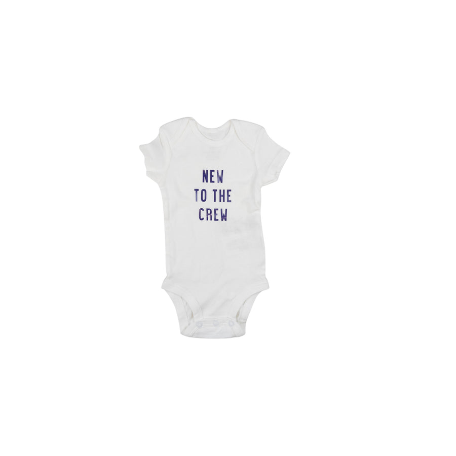 Carter's onesie 0-3m (new to the crew)
