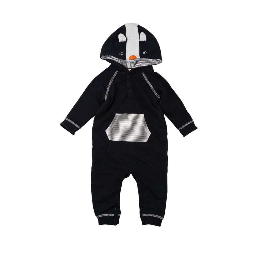 Monkey Bars romper 3-6m (racoon)