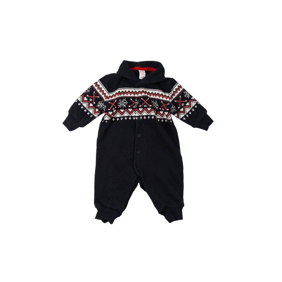 Joe Fresh romper 0-3m (hockey sticks)