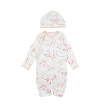 Carter's convertible gown 3m (sheep)