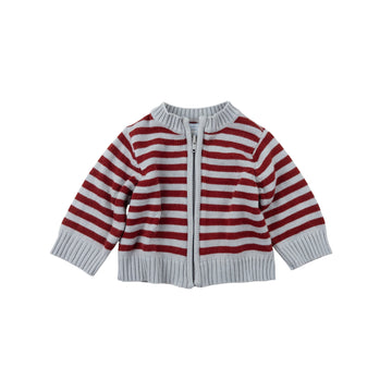 First Impressions zip-up sweater 3-6m