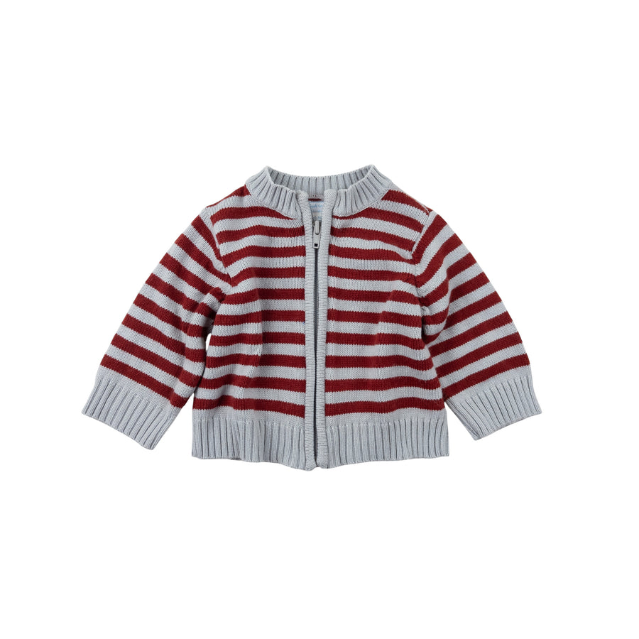 First Impressions zip-up sweater 3-6m