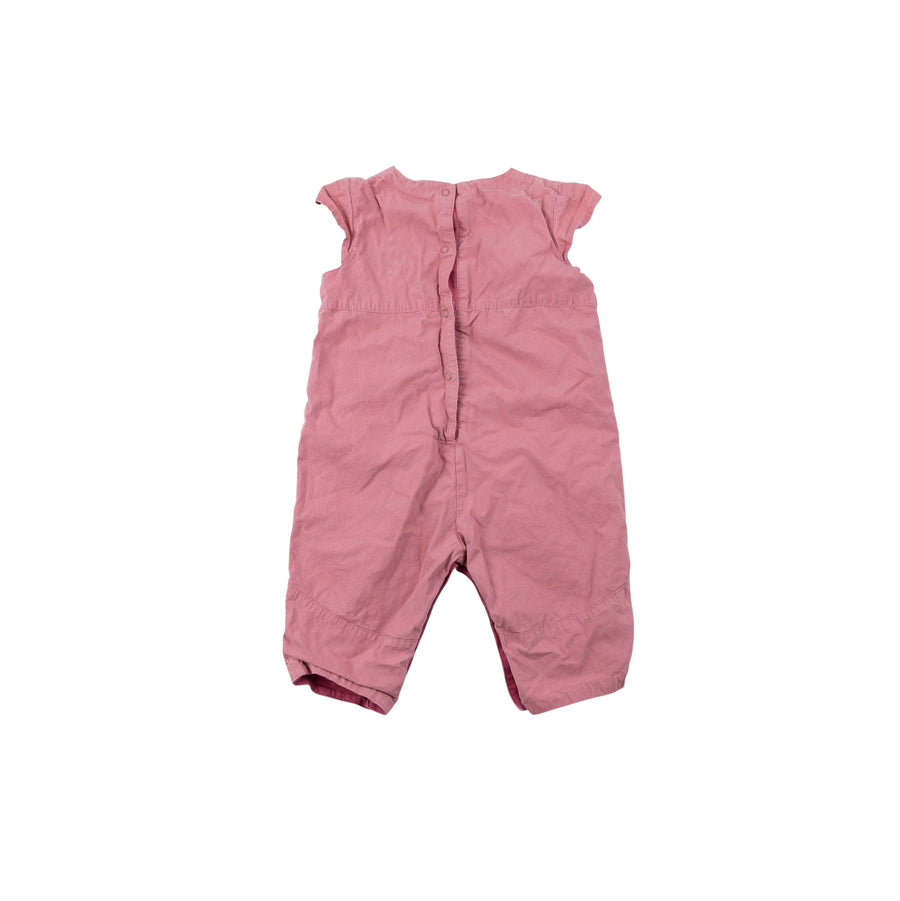 Au Bisou romper 6m (pink)