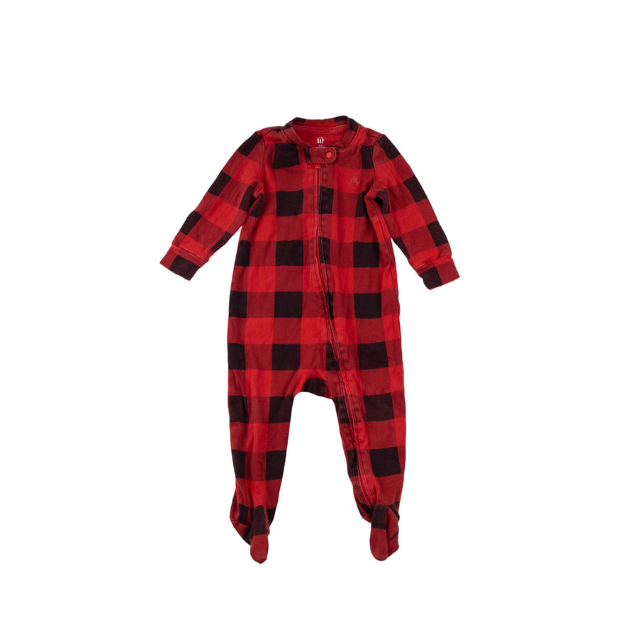Gap sleeper 9-12m (plaid)