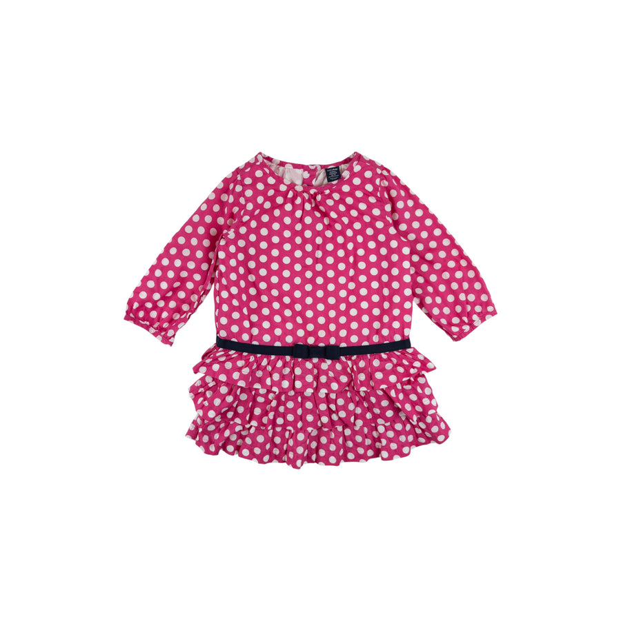 Gap dress 18-24m (pink polka dot)