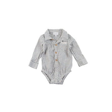 Calvin Klein shirt 3-6m (sage check)