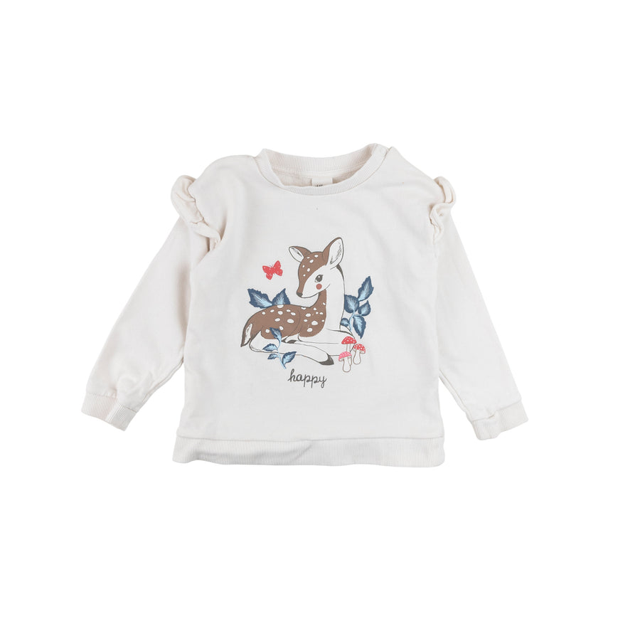 H&M sweatshirt 18-24m (happy)