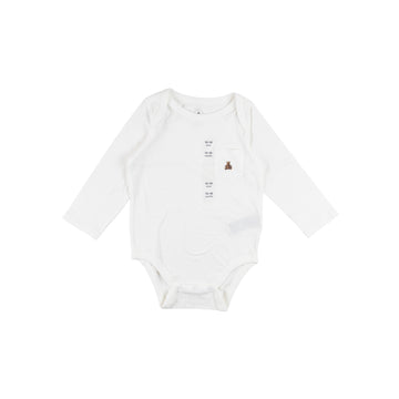 Gap long sleeve bodysuit 12-18m (white)