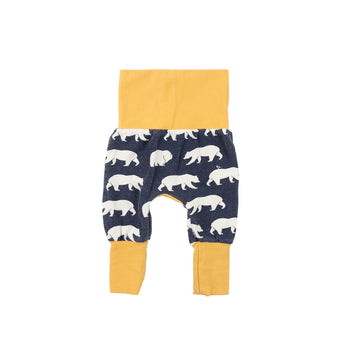 Sarah's Cloth grow-with-me pants 0-9m