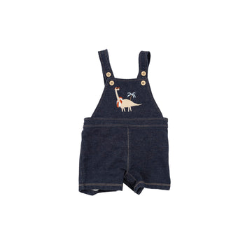 Pekkle shortalls + t-shirt 9m (dino)
