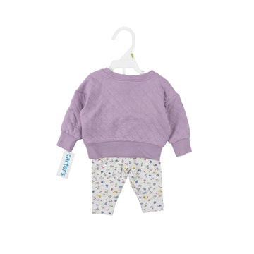Carter's outfit 3m (purple)
