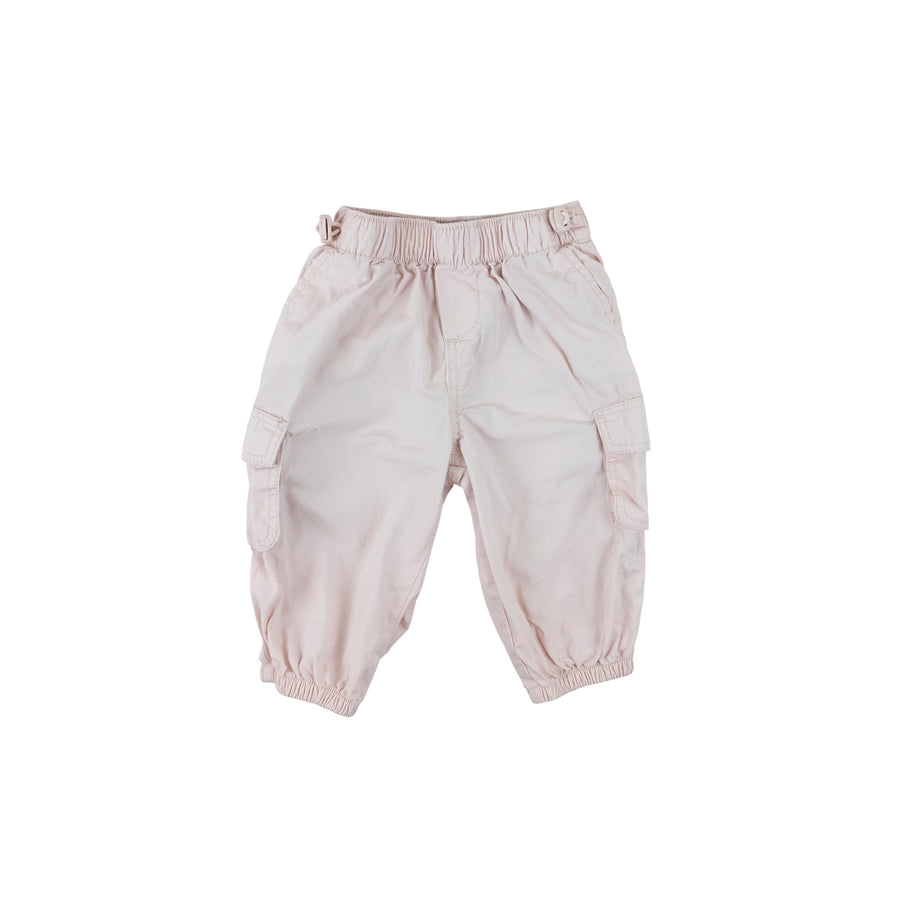 George pink cargo pants 3-6m