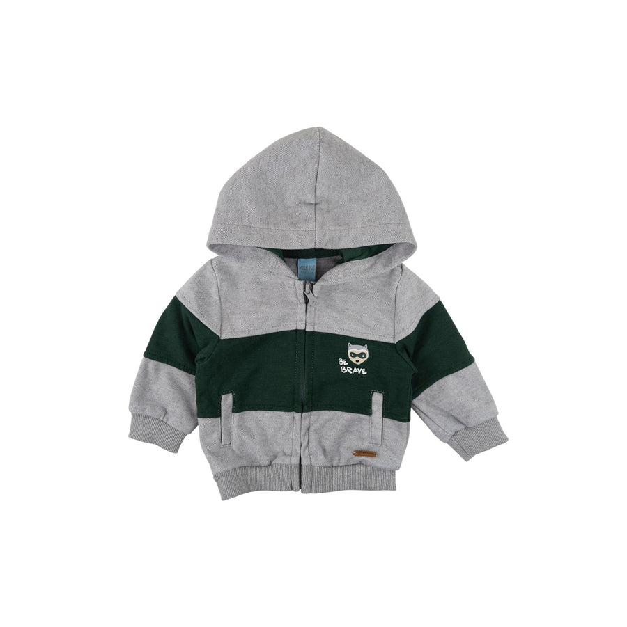 Milk Pub zip-up hoodie 0-3m