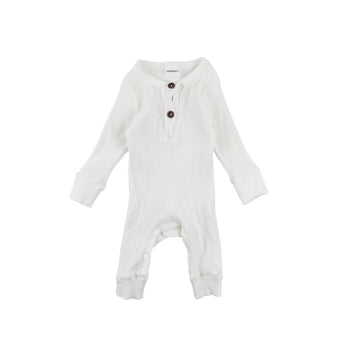 Ribbed sleeper 0-3m (white)