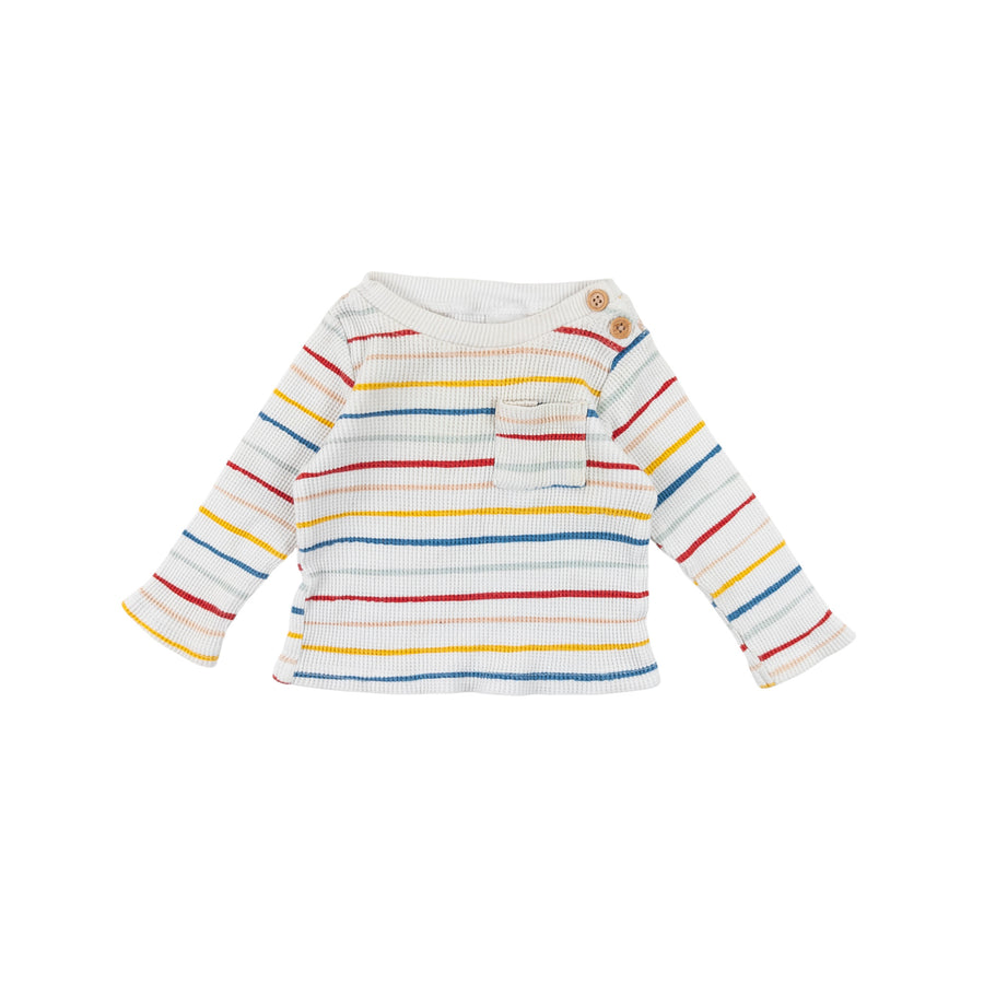 Indigo long sleeve 6m (stripe)