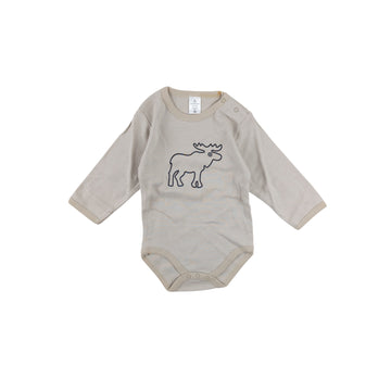 Moose + Squirrel long sleeves 3-6m (set of 2)