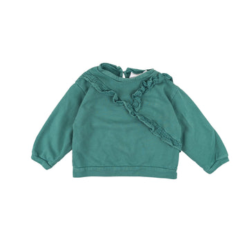 Zara sweatshirt 9-12m (green)