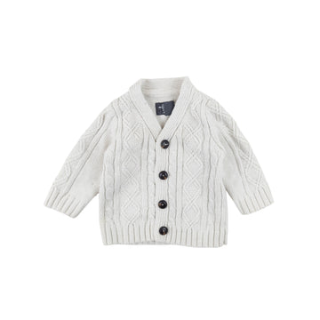H&M cardigan 4-6m (cable knit)