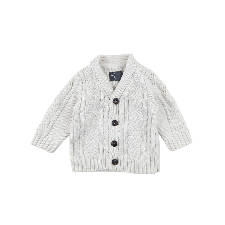 H&M cardigan 4-6m (cable knit)