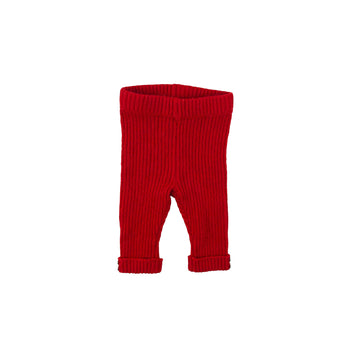 Rise Little Earthling leggings 3-6m (red)