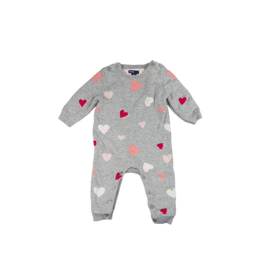 Gap romper 6-12m (hearts)